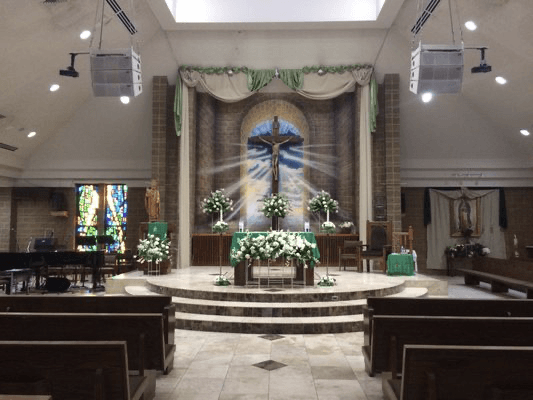 St. Leo the Great Catholic Church, a Catholic parish (church) in Houston, Texas