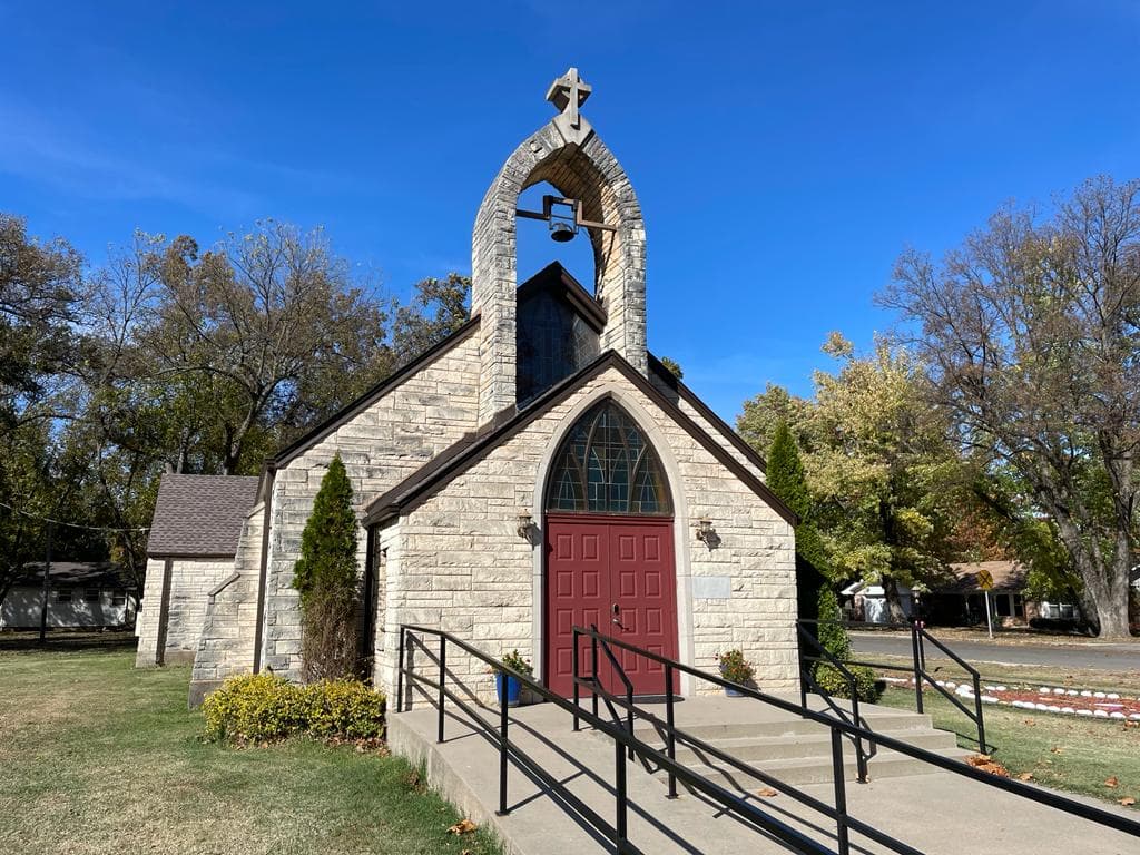 St. Catherine of Siena Catholic Church, a Catholic parish (church) in Pauls Valley, Oklahoma
