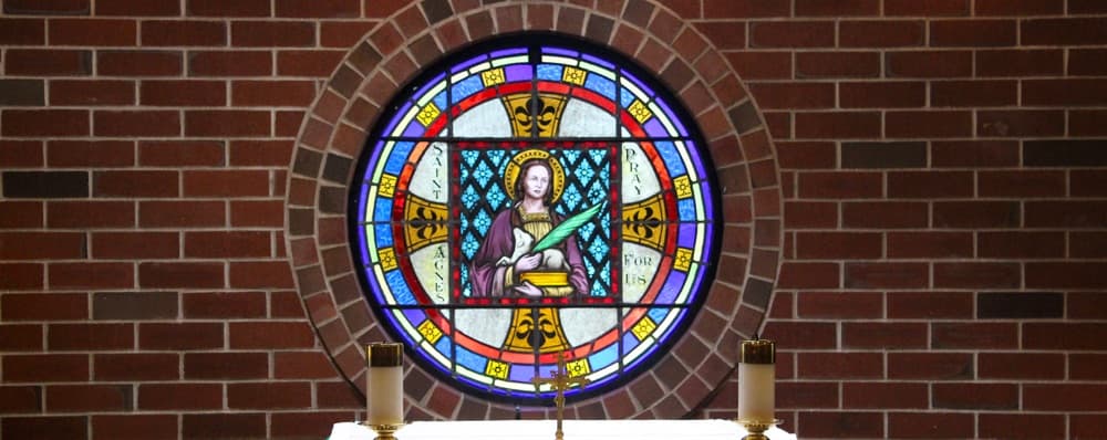 St. Agnes Roman Catholic Church, a Catholic parish (church) in Sellersville, Pennsylvania